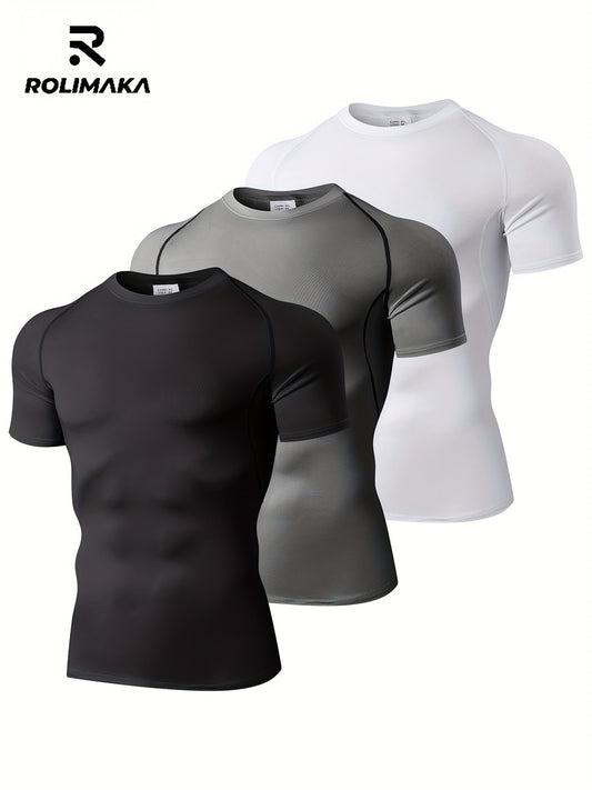 طقم تي شيرت ضغط للرجال من ActiveFlex